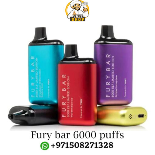 Fury bar Ultra 50MG  6000 puffs disposable Vape in dubai - Image 4