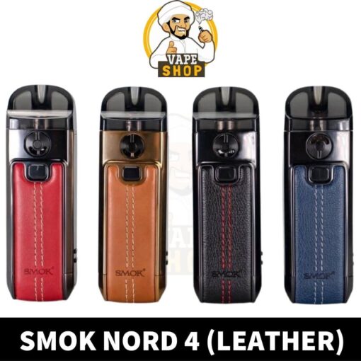 Smok Nord 4 Starter Kit Vape Pod ( Leather Series ) - Image 2