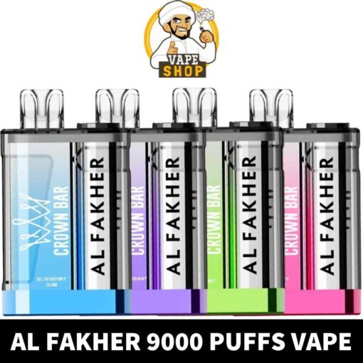 Al Fakher Crown Bar Crystal 9000 Puffs 20mg Disposable Vape in Dubai