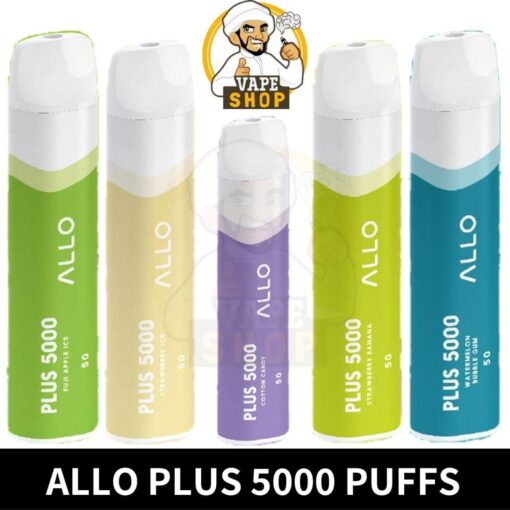 Allo Plus 5000 Puffs 50mg Disposable Vape In Dubai
