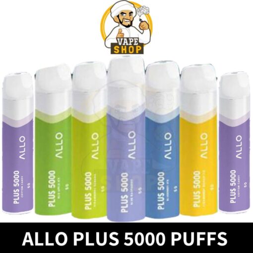 Allo Plus 5000 Puffs 50mg Disposable Vape In Dubai - Image 2