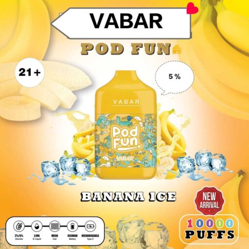VABAR Pod Fun Disposable 10000 Puffs Rechargeable Vape in Dubai, UAE - Image 15