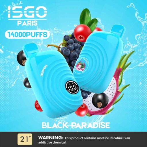 ISGO Paris 2% nicotine Disposable 14000 Puffs Rechargeable Vape in Dubai, UAE - Image 9