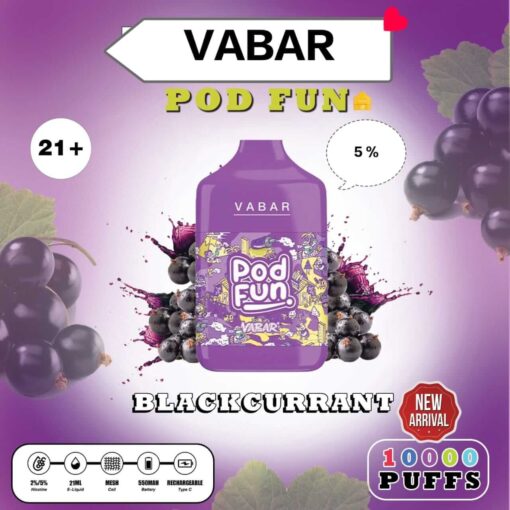 VABAR Pod Fun Disposable 10000 Puffs Rechargeable Vape in Dubai, UAE - Image 14