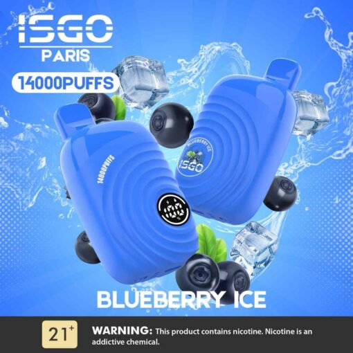 ISGO Paris 2% nicotine Disposable 14000 Puffs Rechargeable Vape in Dubai, UAE - Image 8