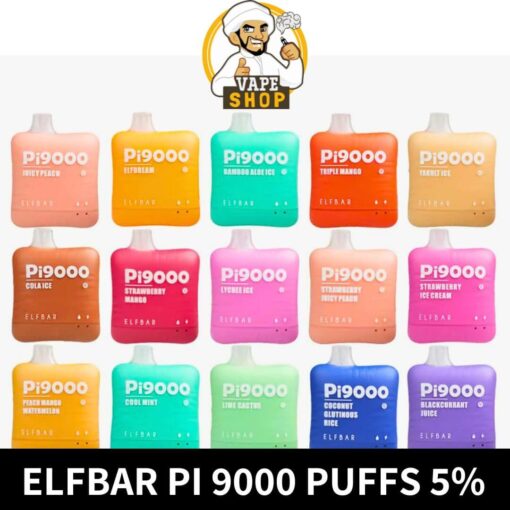 Elfbar Pi 9000 Puffs 5% Nicotine Disposable Vape in dubai - Image 2