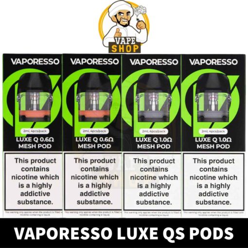 VAPORESSO Luxe QS Pods 2ml Replacement Pod Cartridge in Dubai, UAE