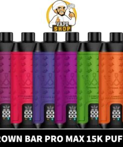 Crown Bar Pro Max Al fahker Disposable 15000 Puffs Rechargeable Vape in Dubai, UAE