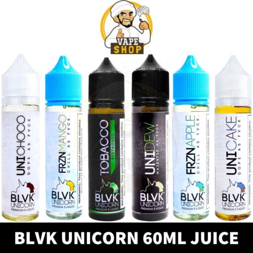 BLVK Unicorn Premium Vape Juice 60ML 3MG E-Liquid in Dubai, UAE