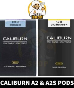 UWELL Caliburn A2 Pods | A2 0.9ohm | A2S 1.2ohm Replacement Pods in Dubai, UAE