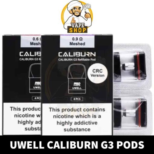 UWELL Caliburn G3/G3 pro/G3 eco/G3 lite/GK3 Pods 2.5ml Replacement Pod Cartridge in Dubai, UAE