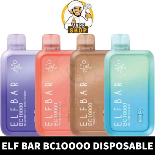 Elf Bar 10000 Puffs Disposable Vape 5% Nicotion Rechargeable Kit in Dubai, UAE