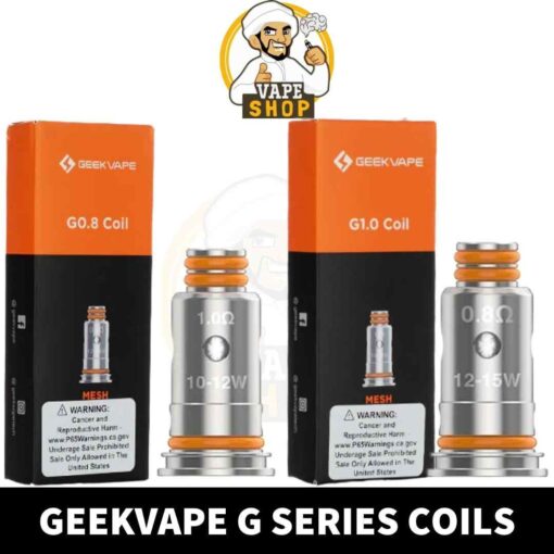 GEEKVAPE G Series Coil 0.6ohm, 0.8ohm, 1.0ohm  1.2ST ohm, 1.8ohm Replacement Coils in Dubai, UAE - 5 Pieces Per Pack