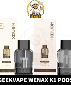 GEEKVAPE Wenax K1 Pods 0.8ohm, 1.2ohm Replacement Pods in Dubai, UAE - 3 Pieces Per Pack