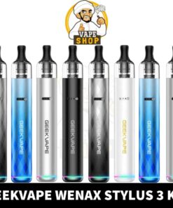 GEEKVAPE Wenax S3 ( Stylus 3 ) Kit 1100mAh Pod System 18W Vape Kit Starter Kit in Dubai, UAE