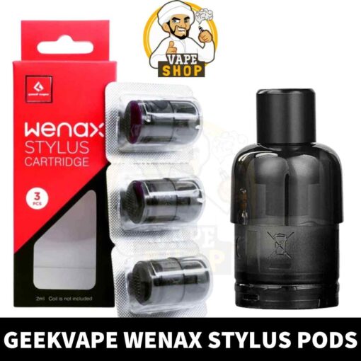 GEEKVAPE Wenax Stylus Cartridge Replacement Pods in Dubai, UAE - 3 PCS Per Pack