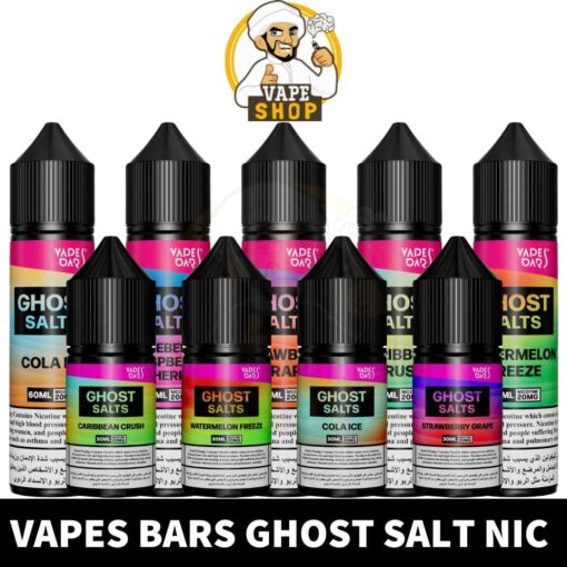 VAPES BARS Ghost Salt Nicotine 20mg of 30ml & 60ml in Dubai, UAE