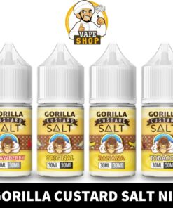 GORILLA CUSTARD Salt Nicotine 30ml Vape Juice 30mg & 50mg E-Liquid in Dubai, UAE