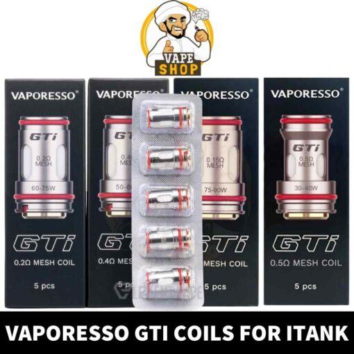 VAPORESSO GTi Coils for iTanks in Dubai, UAE