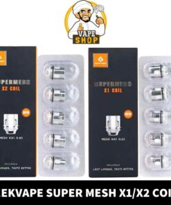 GEEKVAPE Super Mesh X1/X2 Coils (New Version) - 5pcs/pack in Dubai, UAE