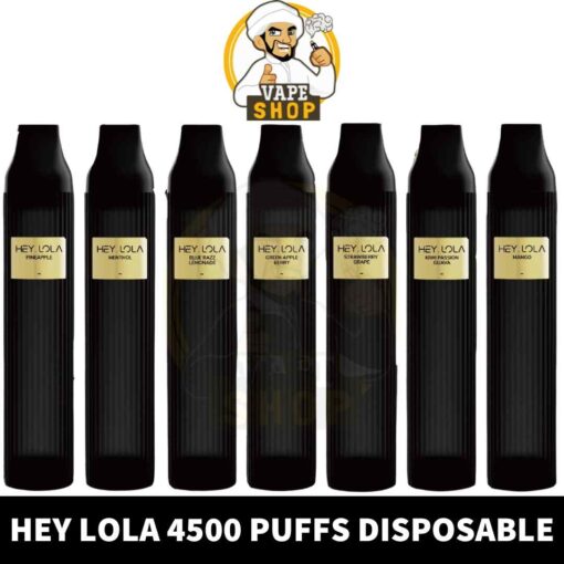 HEY LOLA Disposable UK BRAND 2% 4500 Puffs Vape in Dubai, UAE