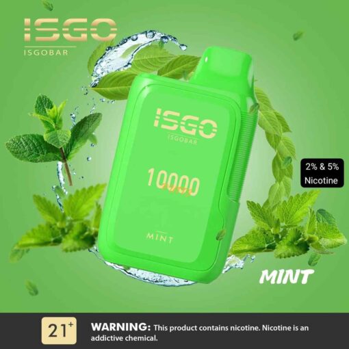 ISGO Bar Disposable 10000 Puffs 2% Rechargeable Vape in Dubai, UAE - Image 9