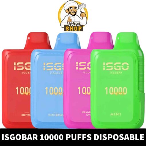ISGO Bar Disposable 10000 Puffs 2% Rechargeable Vape in Dubai, UAE