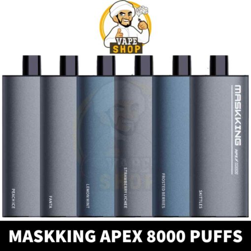 MASKKING Apex Disposable 8000 Puffs Rechargeable Vape in Dubai, UAE