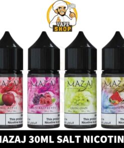 MAZAJ Salt Nic 25MG & 50MG 30ML Vape Juice in Dubai, UAE