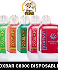 OXBAR G8000 Disposable 5% 8000Puffs Rechargeable Vape in Dubai, UAE