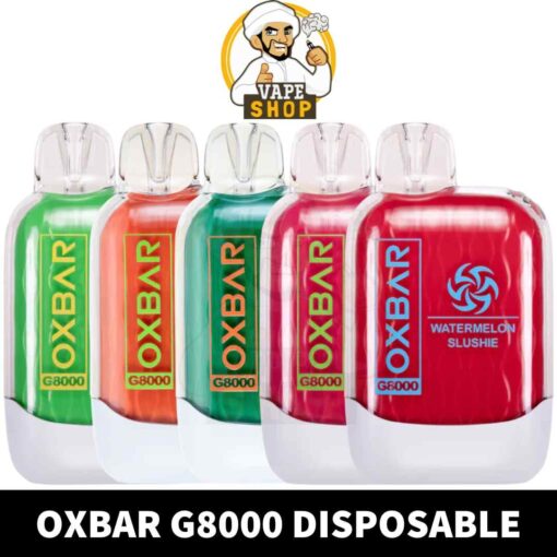 OXBAR G8000 Disposable 5% 8000Puffs Rechargeable Vape in Dubai, UAE