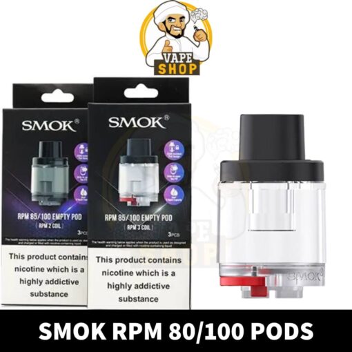 SMOK RPM 85 Pods/ RPM 100 Pods 6ml Replacement Pods in Dubai, UAE - 3PCS Per Pack