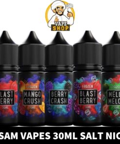 SAM VAPES Salt Nicotine 30ml E-Liquid 30mg & 50mg Vape Juice in Dubai, UAE