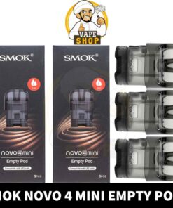 SMOK Novo 4 Mini Empty Pods 2ml Replacement Pods Cartridge in Dubai, UAE