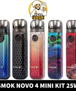 SMOK Novo 4 Mini Kit 900mAh Pod System 25W Vape kit in Dubai, UAE