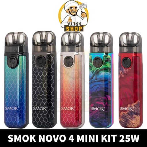 SMOK Novo 4 Mini Kit 900mAh Pod System 25W Vape kit in Dubai, UAE