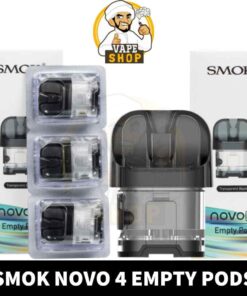 SMOK Novo 4 Empty Pods 2ml Pod Cartridge in Dubai, UAE - 3 PCS Per Pack