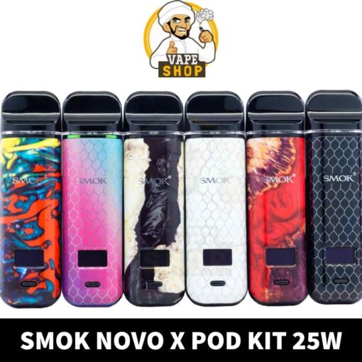 SMOK Novo X Kit 800mAh Pod System 25W Vape kit Starter Kit in Dubai, UAE