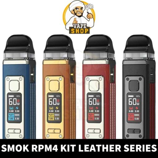 SMOK RPM 4 Kit Leather Series 60W Pod System 1650mAh Vape Kit Pod Kit Starter Kit in Dubai, UAE