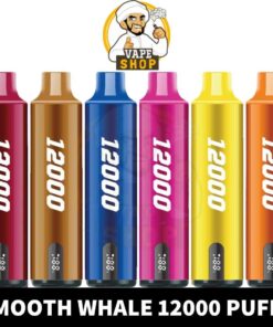 SMOOTH Whale Disposable 2% & 5% 12000 Puffs Rechargeable Vape in Dubai, UAE