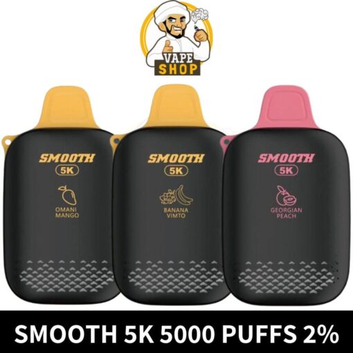Smooth 5k 5000 Puffs 2% Nicotine Disposable Vape in Dubai