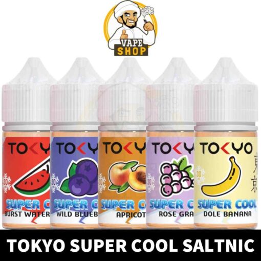 TOKYO Super Cool Salt Nicotine 30ml Vape Juice 30mg 50mg E-Liquid in Dubai, UAE
