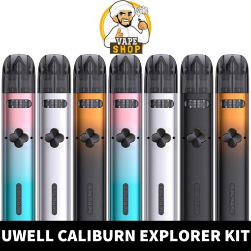 UWELL Caliburn Explorer Kit 32W Pod System 1000mAh Vape Kit in Dubai, UAE