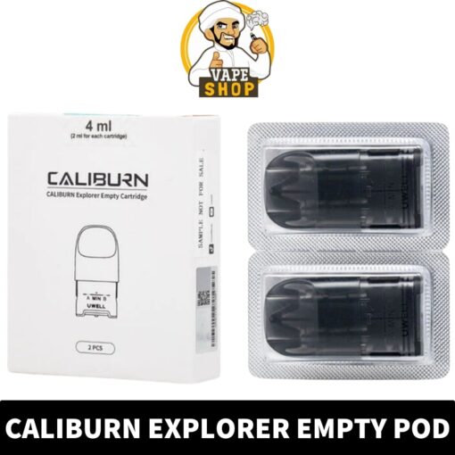 UWELL Caliburn explorer Empty Pod Cartridge 4ml Replacement Pod in Dubai, UAE