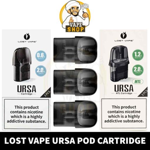 LOST VAPE Ursa Pods 2.5ML Pod Cartridge in Dubai, UAE