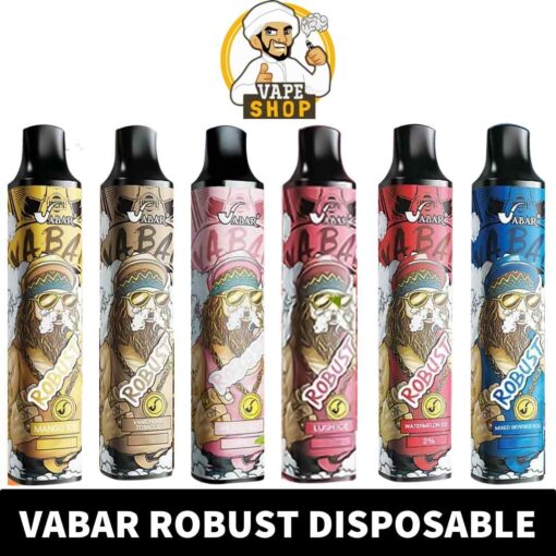 VABAR Robust Disposable 2500 Puffs 2% & 5% Rechargeable Vape in Dubai, UAE