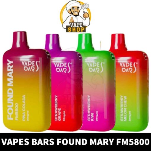 VAPES BARS Found Mary Disposable FM5800 20mg 5800 Puffs Rechargeable Vape in Dubai, UAE