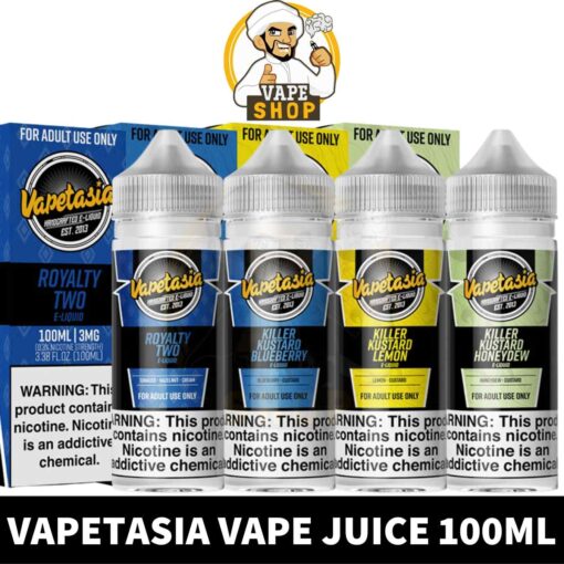 VAPETASIA Vape Juice 100ML 3MG E-Liquid in Dubai, UAE