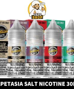 VAPETASIA Salt Nicotine 30ML Vape Juice 24MG and 48MG E-Liquid in Dubai, UAE