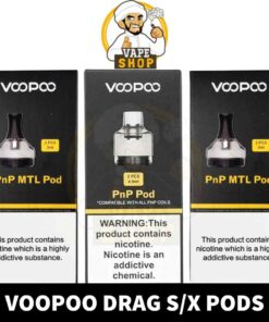 VOOPOO Drag X/S Pods 4.5ml PnP & PnP MTL Replacement Pods in Dubai, UAE